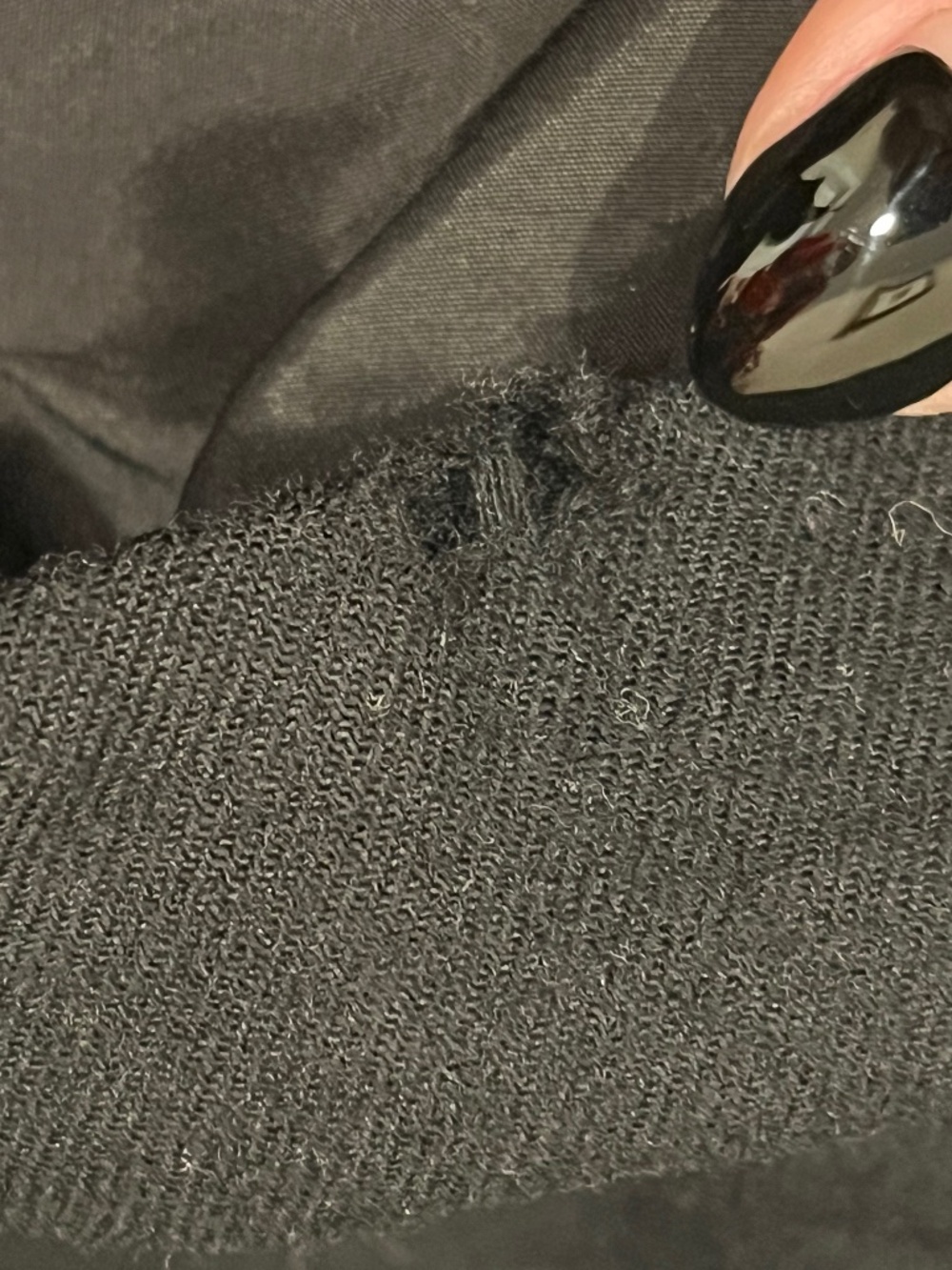 Vintage Banana Republic Black Wool Mini/Pencil Skirt 12 (Minor Flaw) - Picture 9 of 9